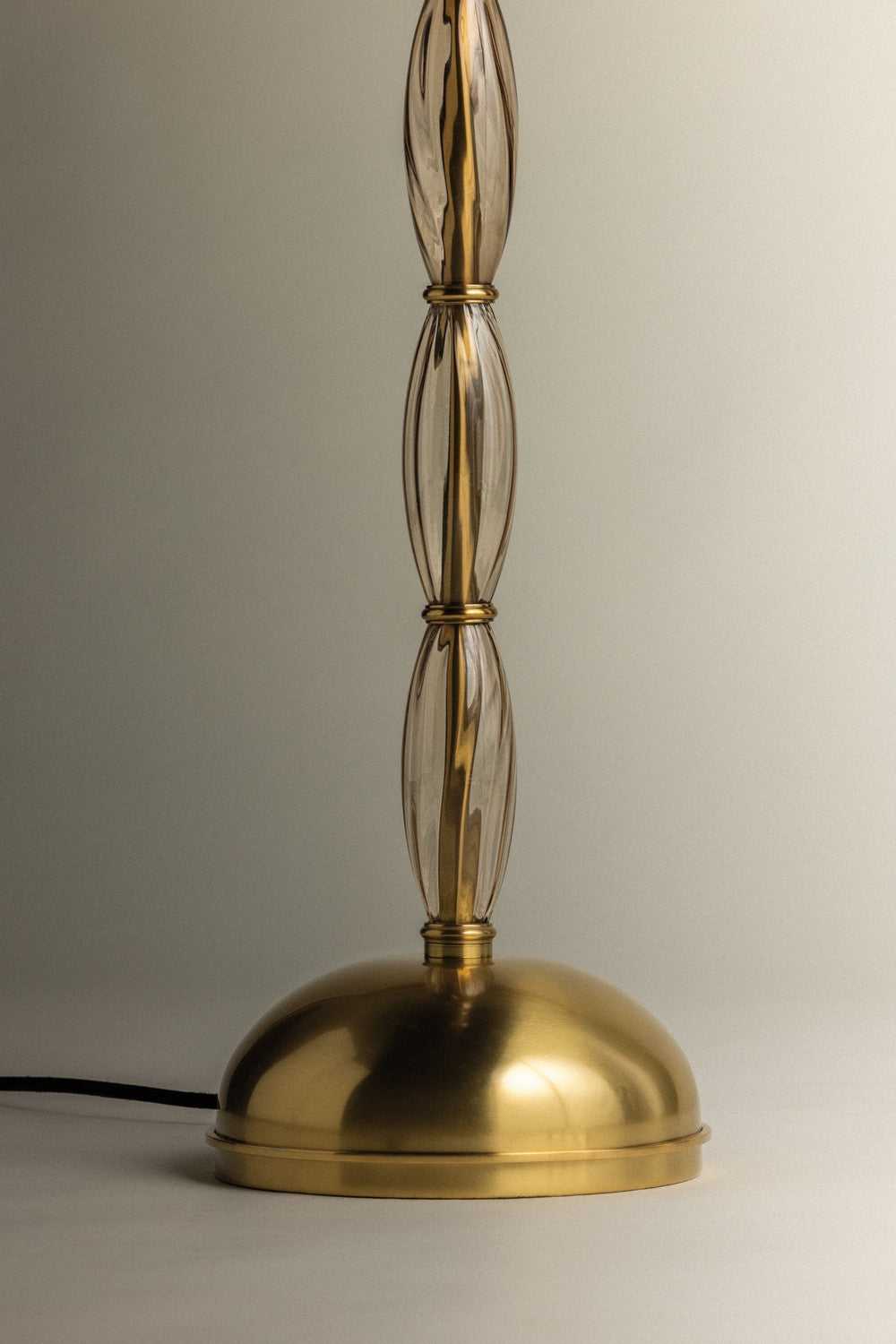Bleecker One Light Floor Lamp in Aged Brass Hudson Valley Canada