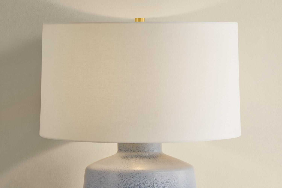 Hensonville One Light Table Lamp in Aged Brass Hudson Valley Canada