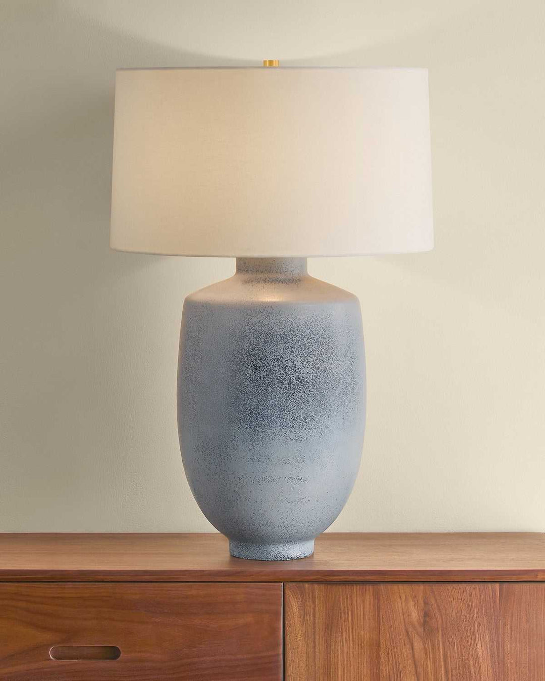 Hensonville One Light Table Lamp in Aged Brass Hudson Valley Canada