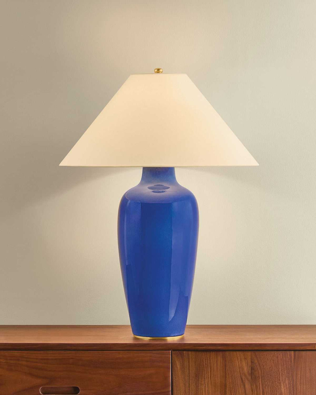 Rhinelander One Light Table Lamp in Aged Brass Hudson Valley Canada