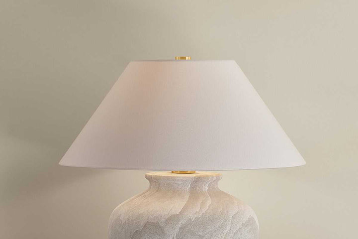 Allards One Light Table Lamp in Aged Brass Hudson Valley Canada
