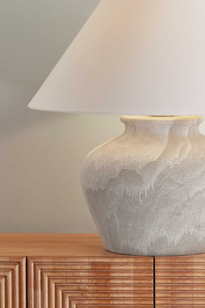 Allards One Light Table Lamp in Aged Brass Hudson Valley Canada