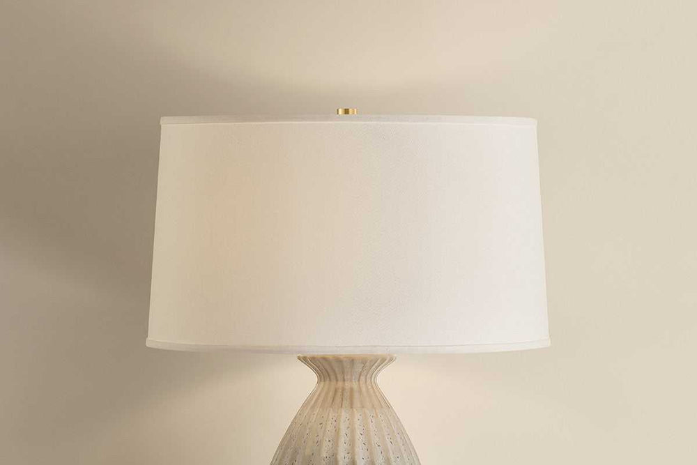 Box Elder One Light Table Lamp in Aged Brass Hudson Valley Canada