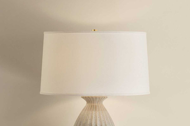 Box Elder One Light Table Lamp in Aged Brass Hudson Valley Canada