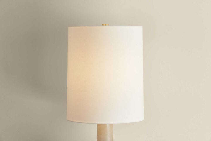 Plum Point One Light Table Lamp in Aged Brass Hudson Valley Canada