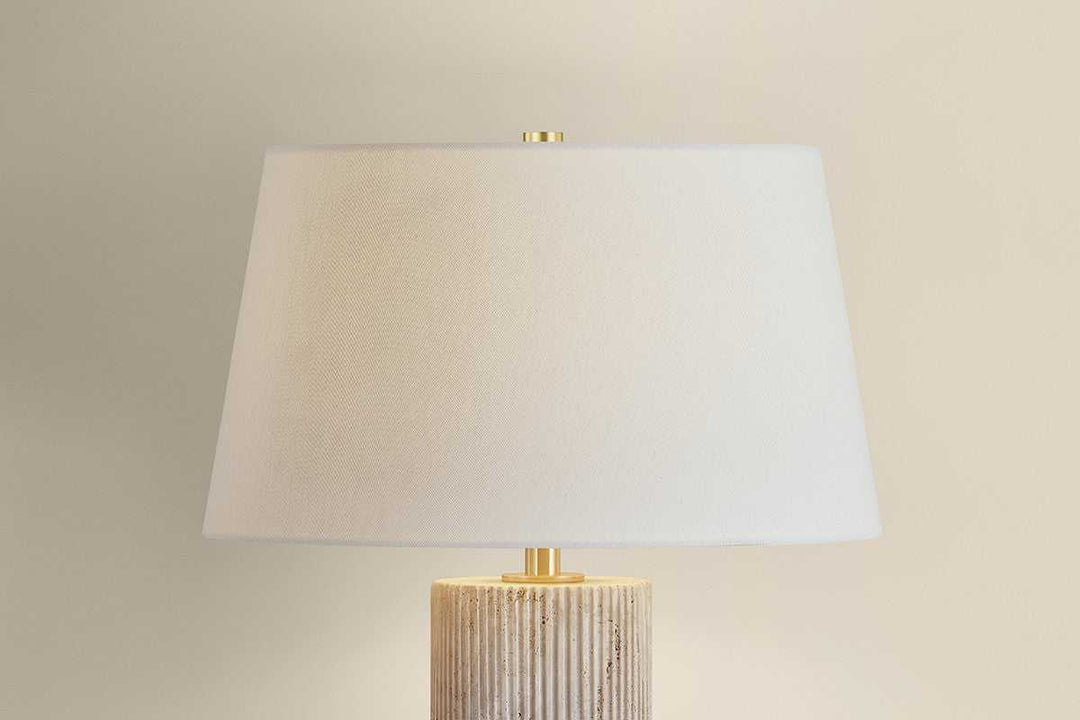 Highland Mills One Light Table Lamp in Aged Brass Hudson Valley Canada