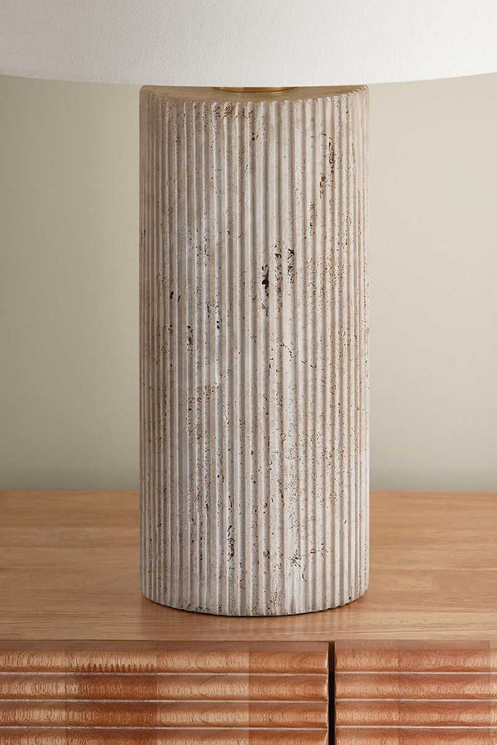 Highland Mills One Light Table Lamp in Aged Brass Hudson Valley Canada