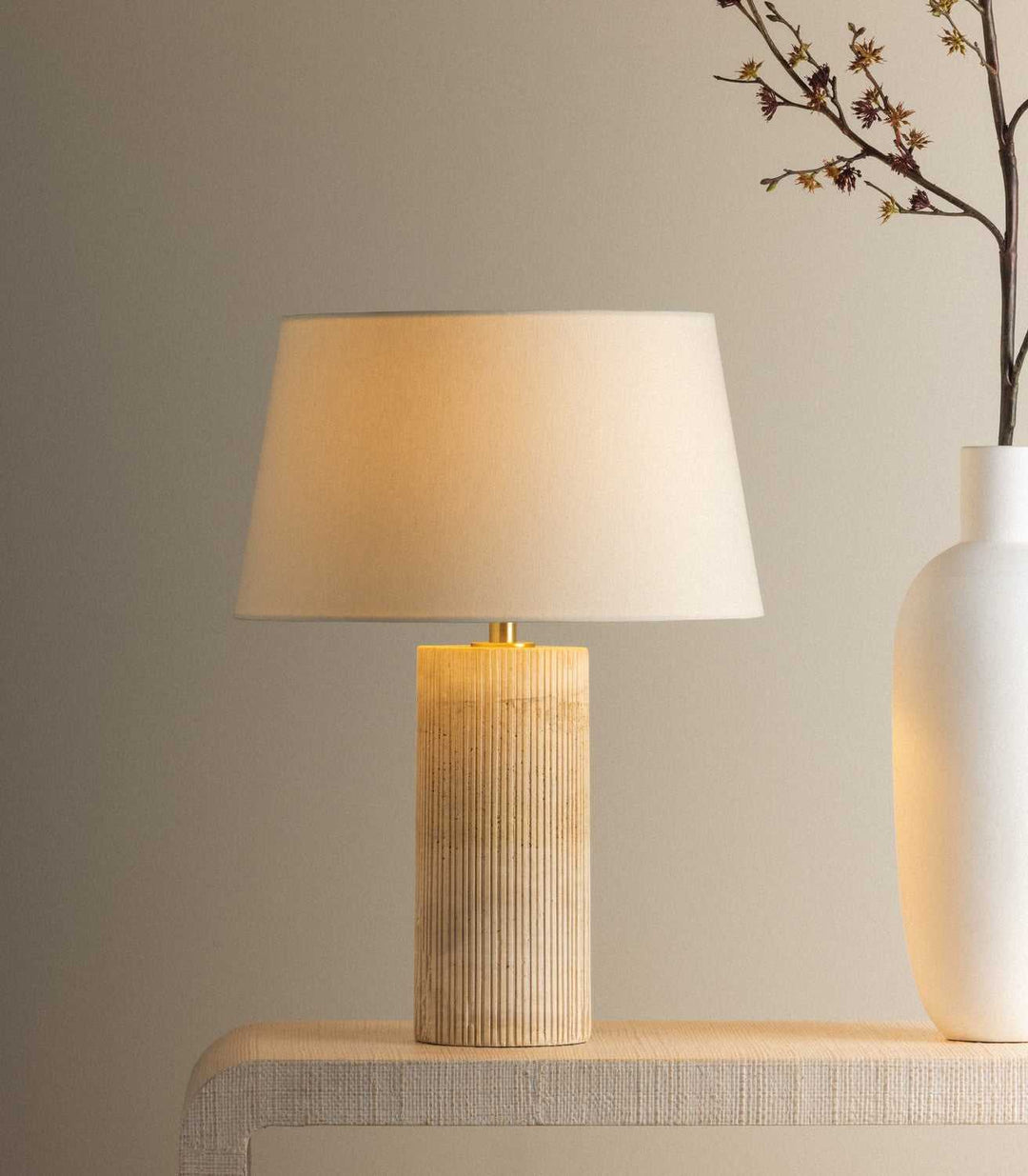 Highland Mills One Light Table Lamp in Aged Brass Hudson Valley Canada