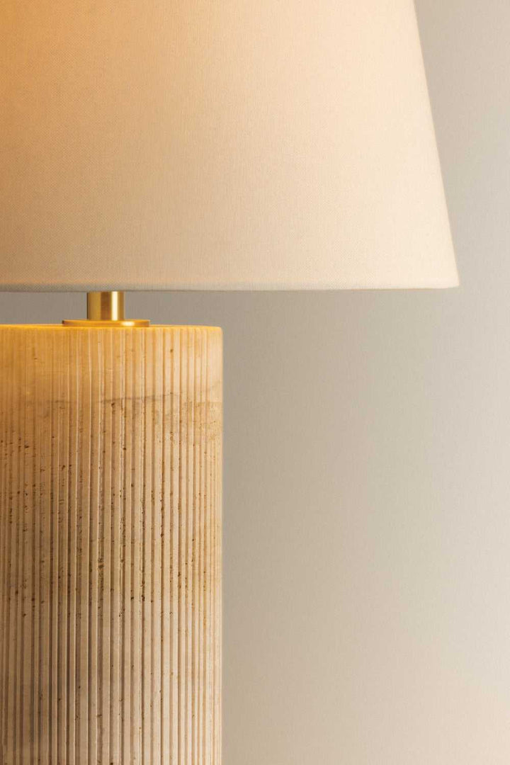 Highland Mills One Light Table Lamp in Aged Brass Hudson Valley Canada