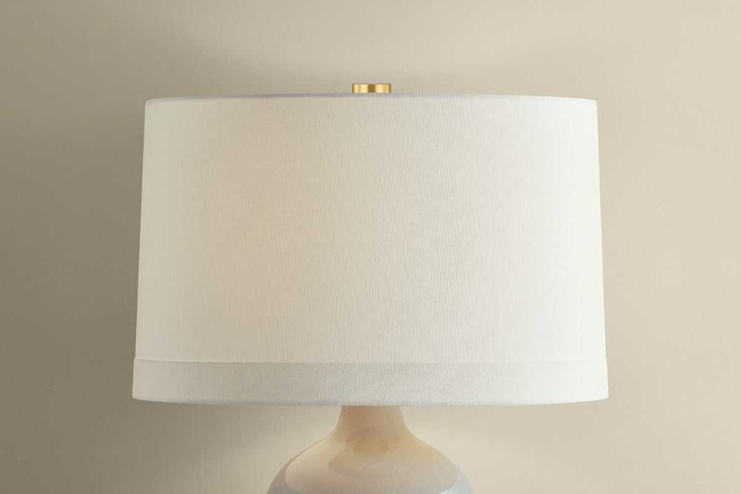 Elk River One Light Table Lamp in Aged Brass Hudson Valley Canada