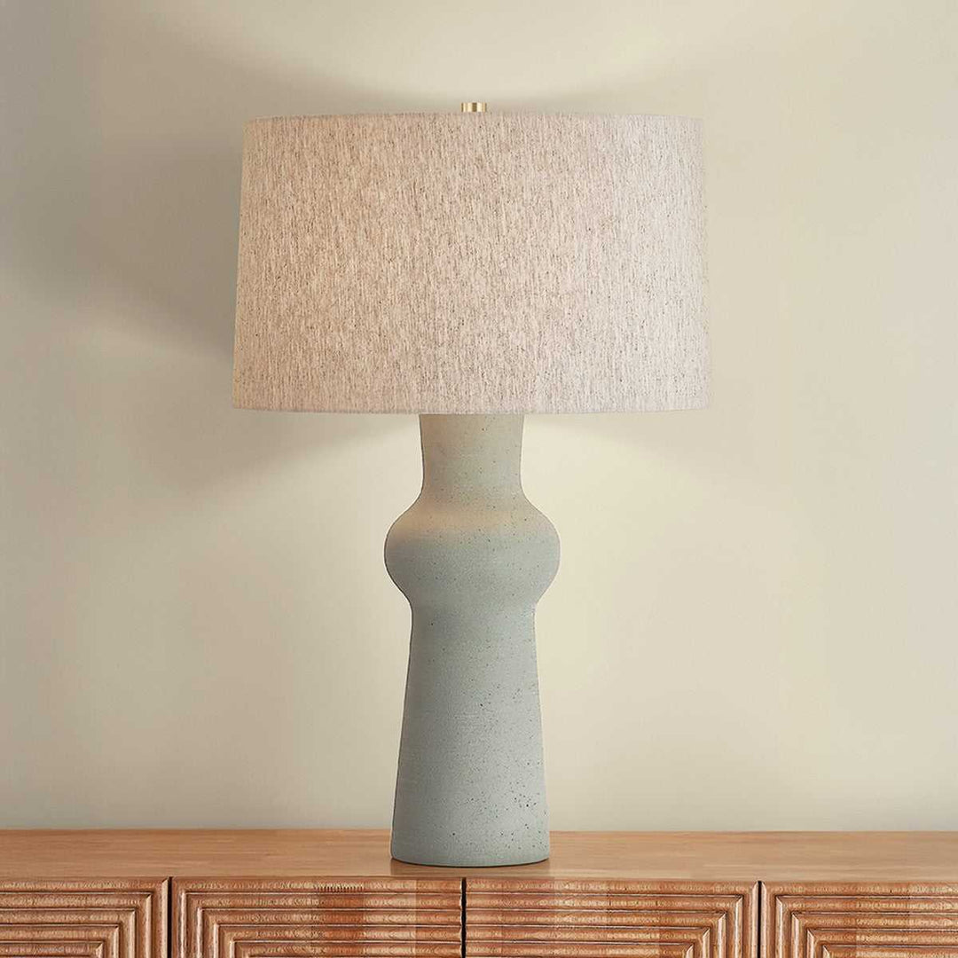 Heathway One Light Table Lamp in Aged Brass Hudson Valley Canada