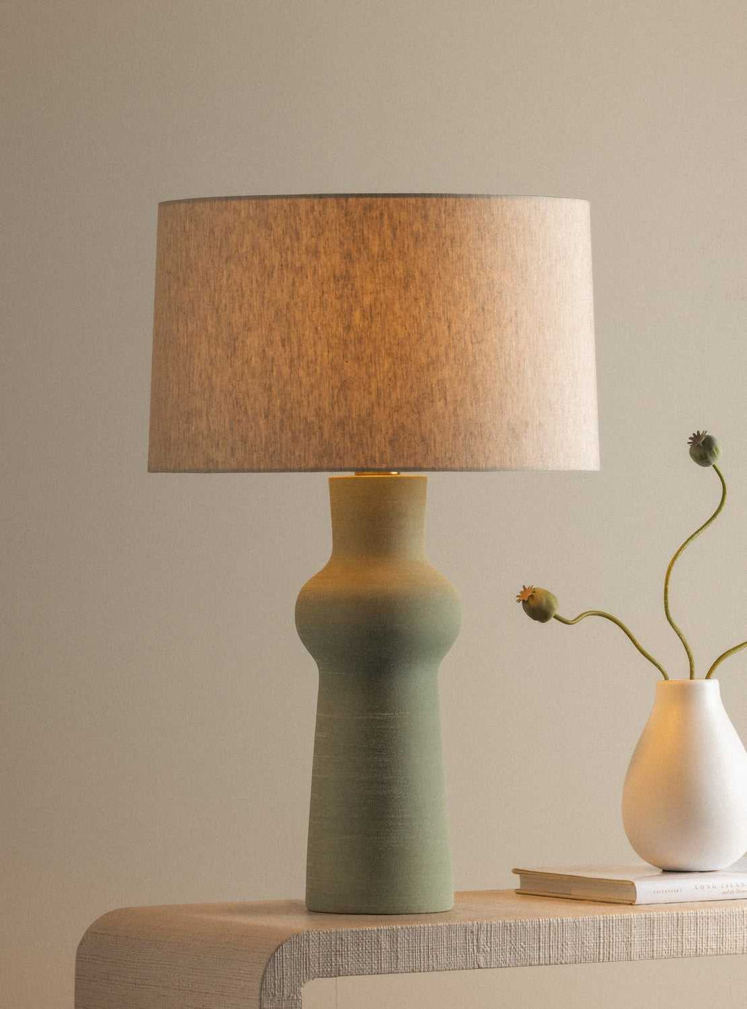 Heathway One Light Table Lamp in Aged Brass Hudson Valley Canada