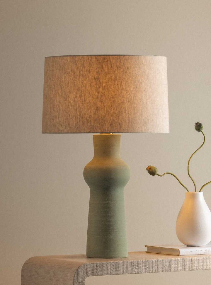 Heathway One Light Table Lamp in Aged Brass Hudson Valley Canada