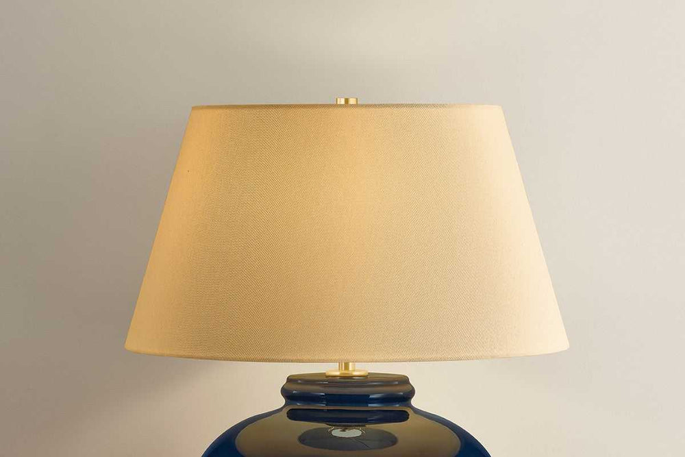 Moodus One Light Table Lamp in Aged Brass Hudson Valley Canada