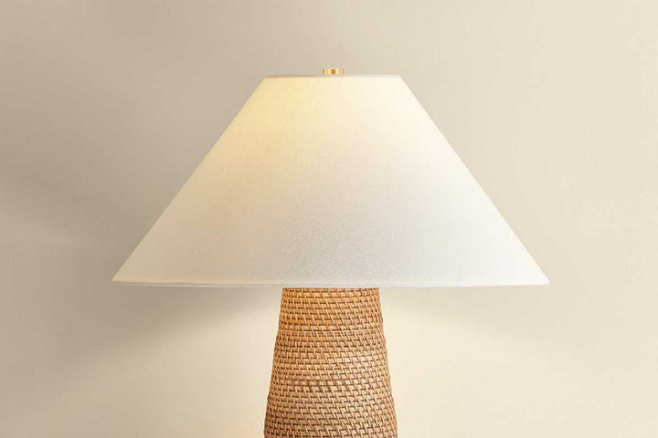 Forest Heights One Light Table Lamp in Aged Brass Hudson Valley Canada