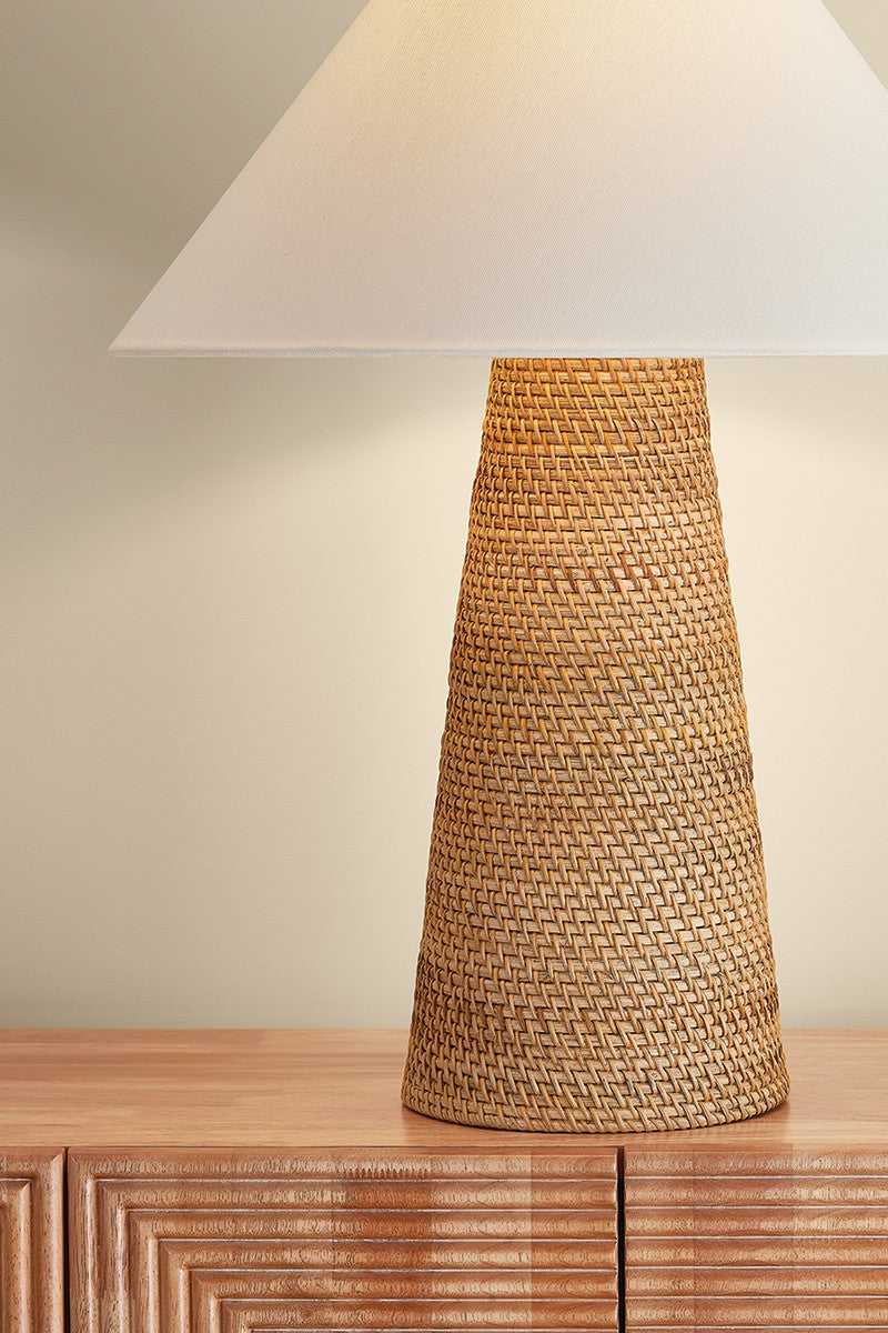 Forest Heights One Light Table Lamp in Aged Brass Hudson Valley Canada