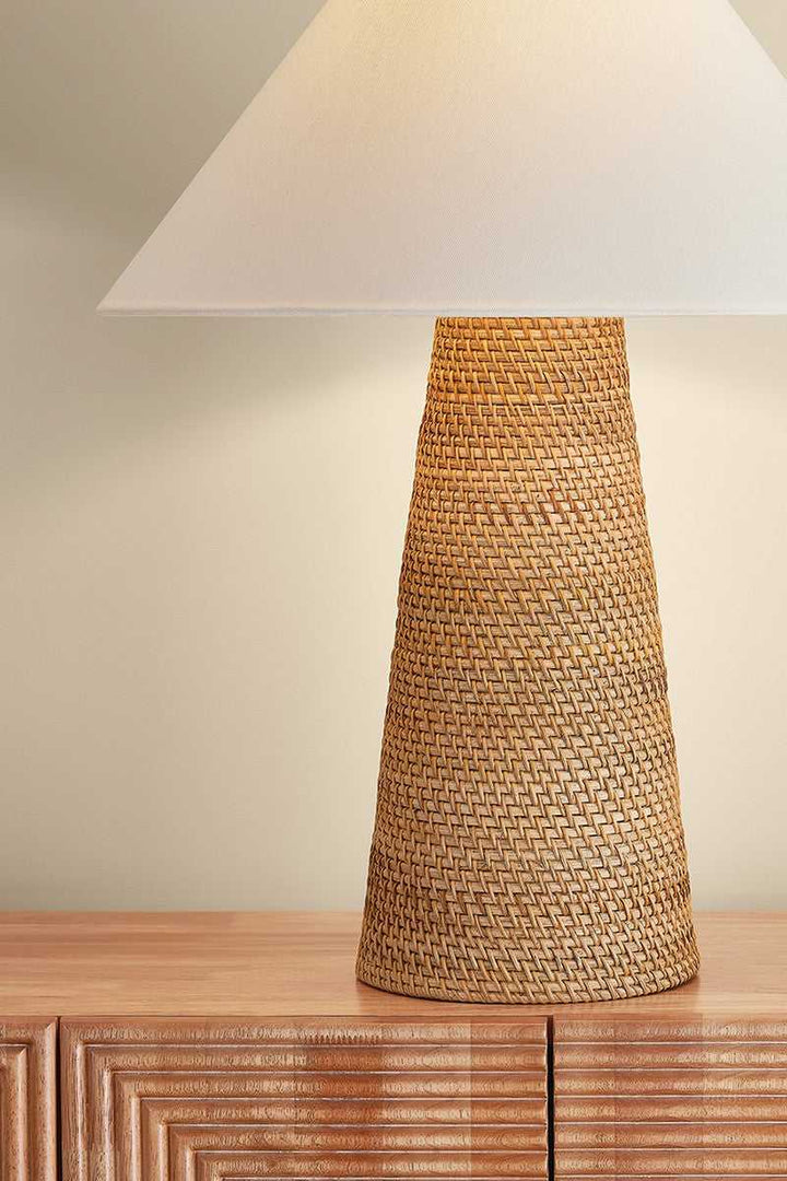 Forest Heights One Light Table Lamp in Aged Brass Hudson Valley Canada
