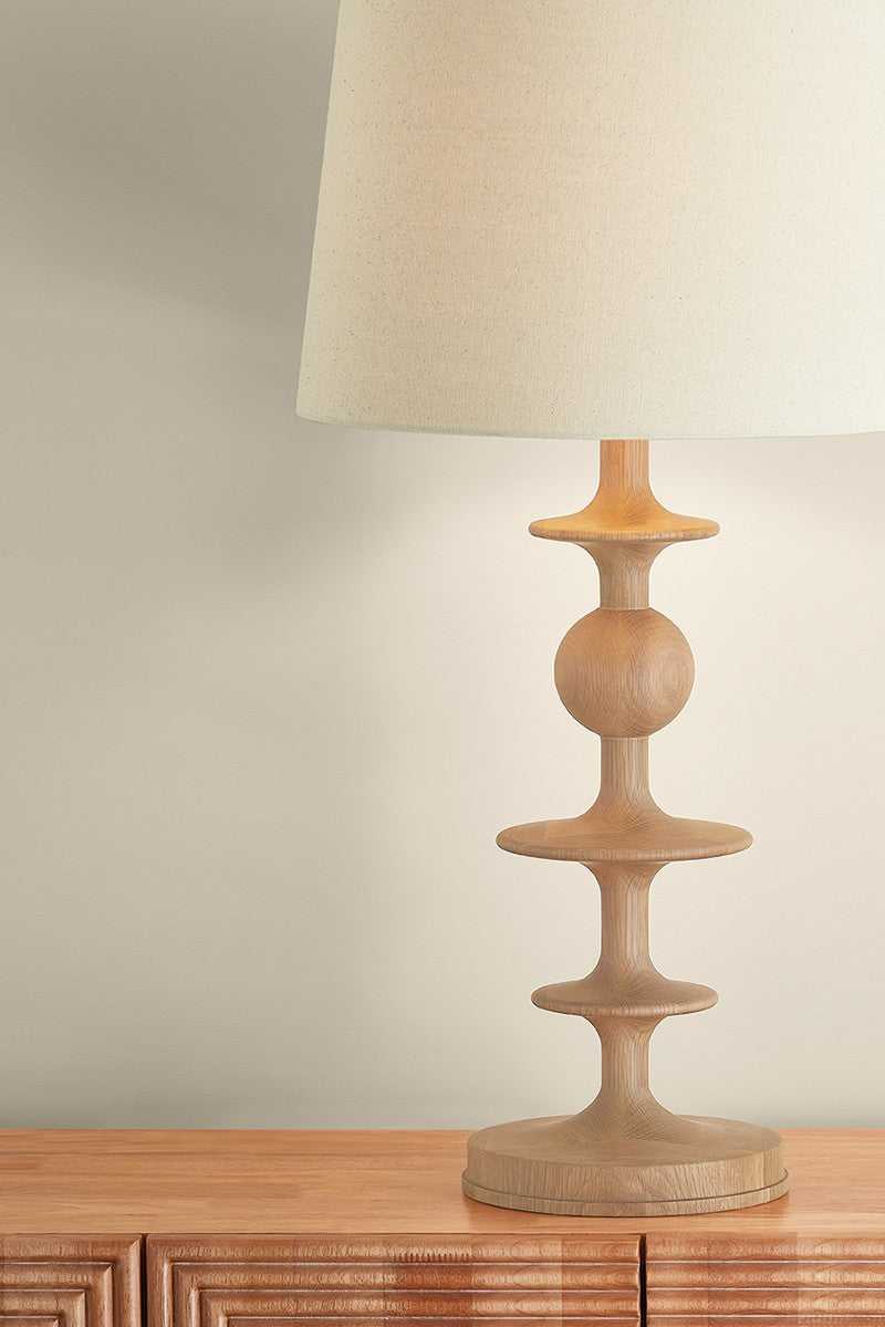 Jefferson Heights One Light Table Lamp in Aged Brass Hudson Valley Canada