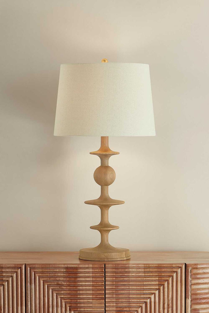 Jefferson Heights One Light Table Lamp in Aged Brass Hudson Valley Canada
