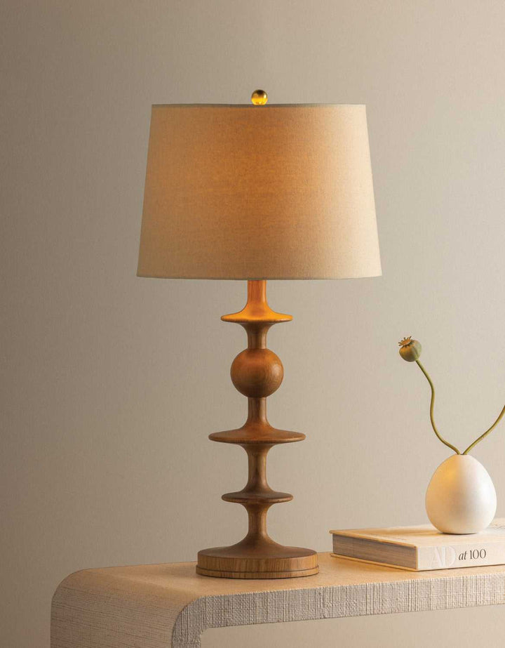 Jefferson Heights One Light Table Lamp in Aged Brass Hudson Valley Canada
