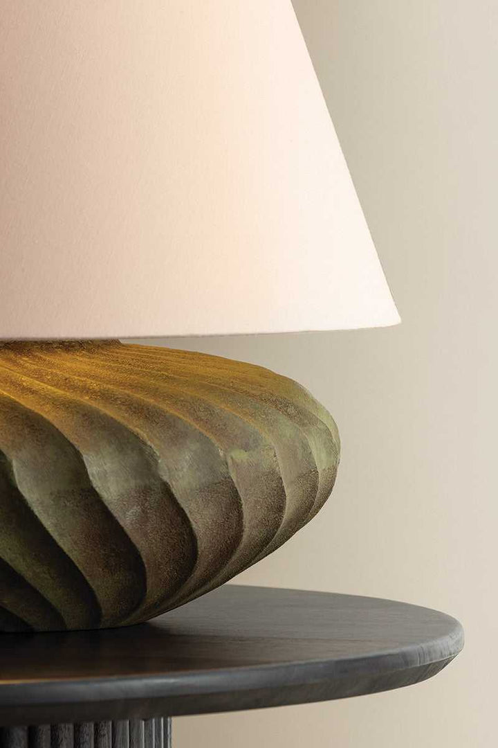 Arlin One Light Table Lamp in Patina Brass Hudson Valley Canada