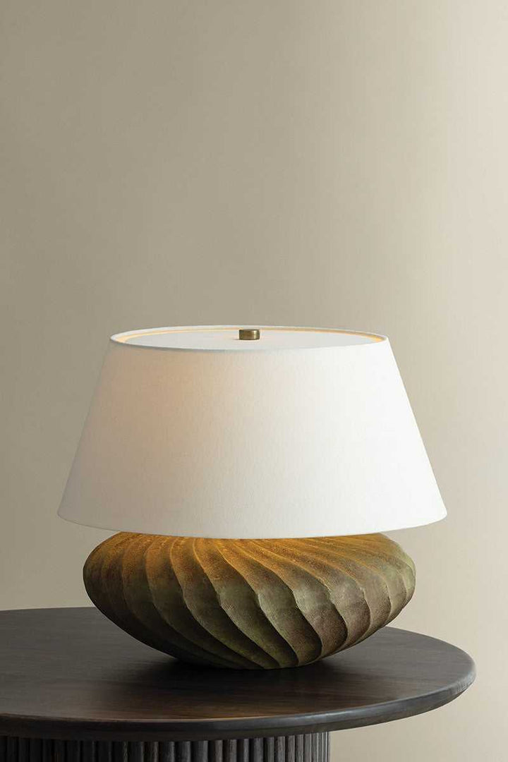 Arlin One Light Table Lamp in Patina Brass Hudson Valley Canada