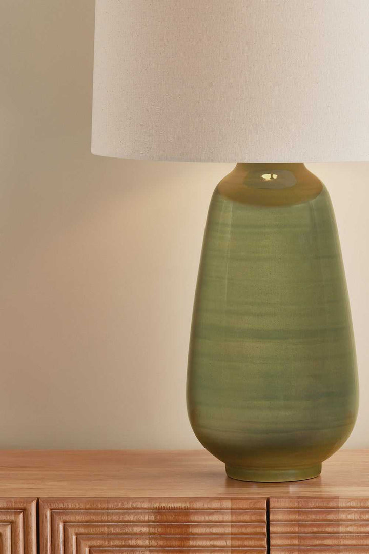 Piermont One Light Table Lamp in Aged Brass Hudson Valley Canada