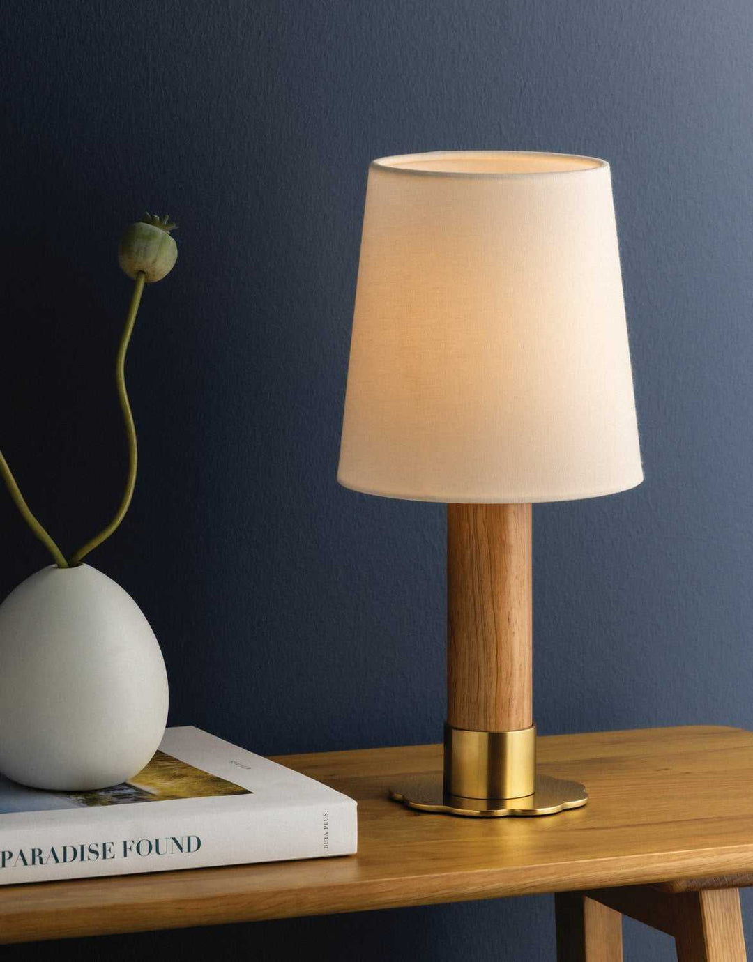 Meadowbrook LED Table Lamp in Aged Brass Hudson Valley Canada
