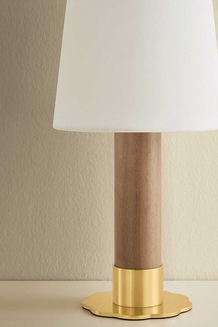 Meadowbrook LED Table Lamp in Aged Brass Hudson Valley Canada