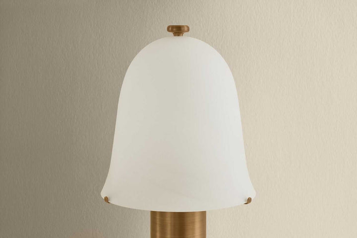 Kipps LED Table Lamp in Patina Brass Hudson Valley Canada