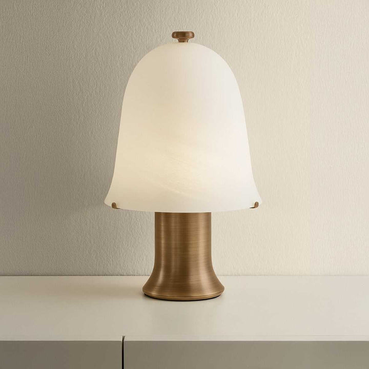Kipps LED Table Lamp in Patina Brass Hudson Valley Canada