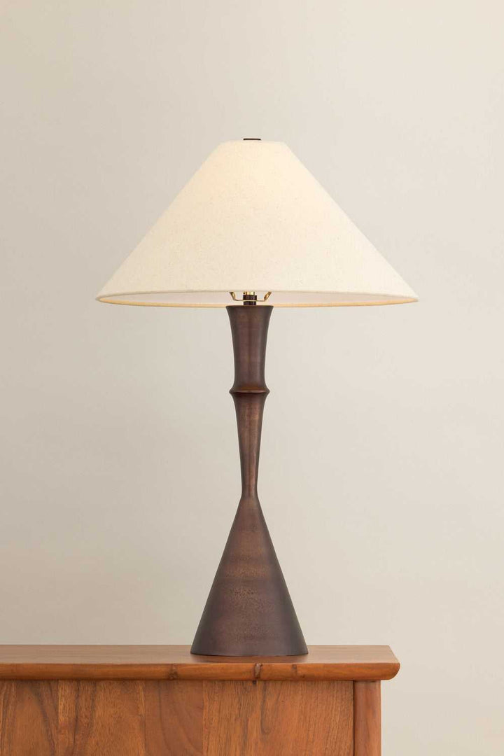 Viewmont One Light Table Lamp in Bronze Hudson Valley Canada