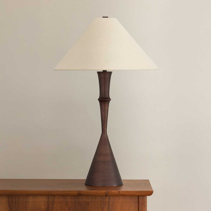 Viewmont One Light Table Lamp in Bronze Hudson Valley Canada