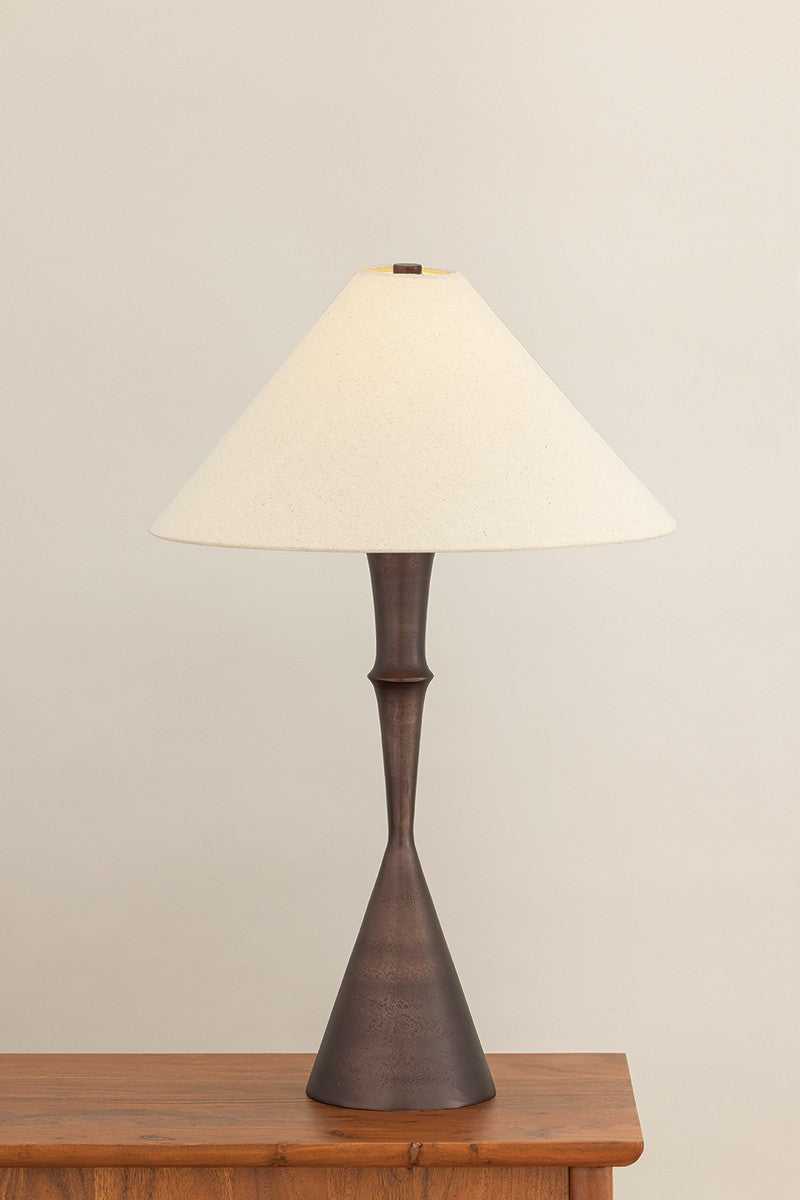 Viewmont One Light Table Lamp in Bronze Hudson Valley Canada