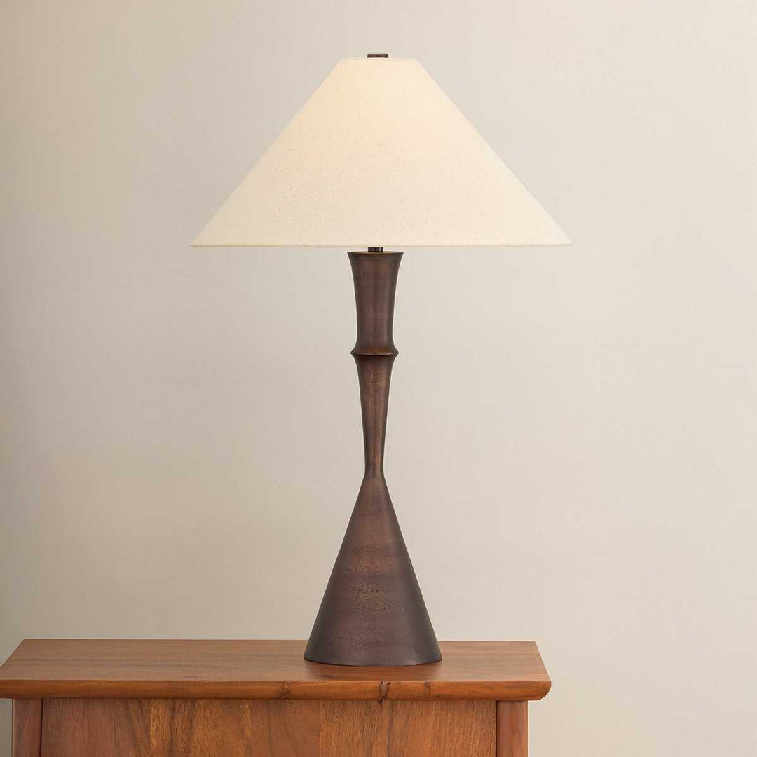Viewmont One Light Table Lamp in Bronze Hudson Valley Canada