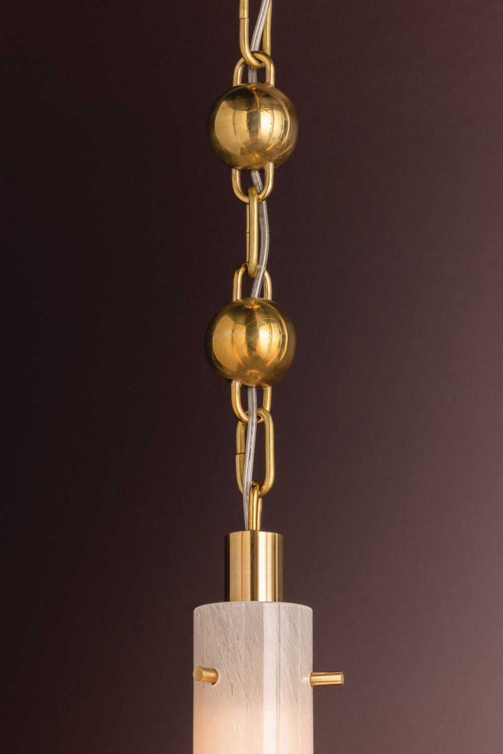 Parigi LED Chandelier in Vintage Brass Corbett Lighting Canada