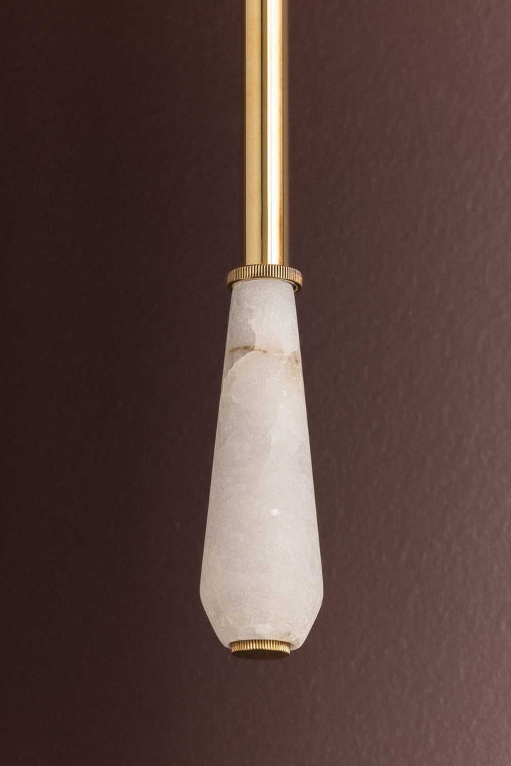 Lausanne LED Wall Sconce in Vintage Brass Corbett Lighting Canada