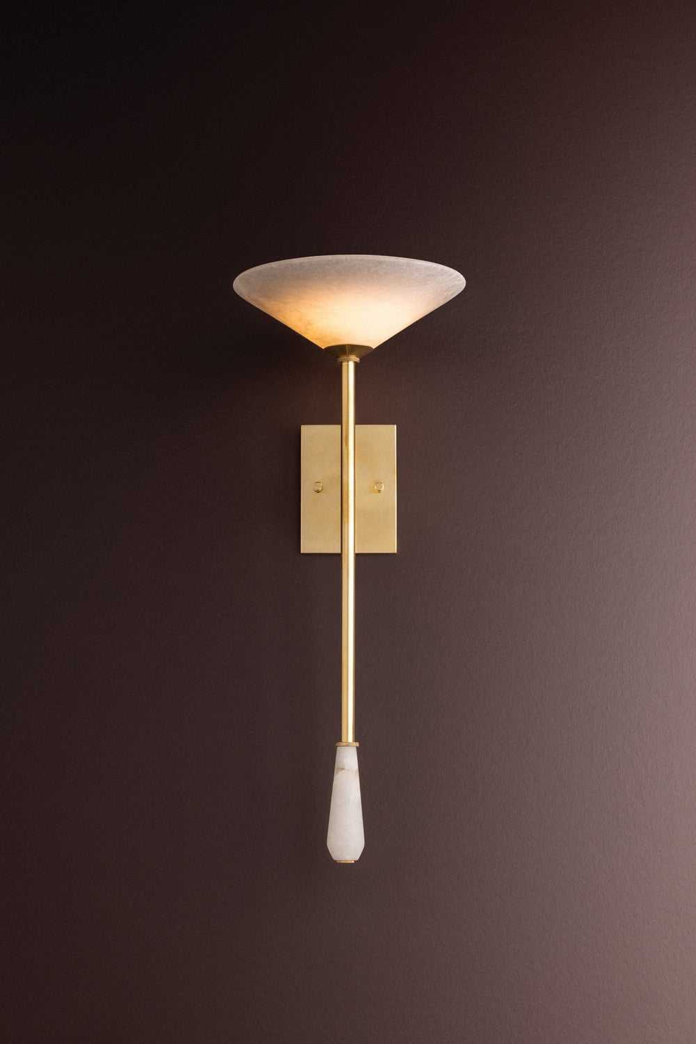 Lausanne LED Wall Sconce in Vintage Brass Corbett Lighting Canada