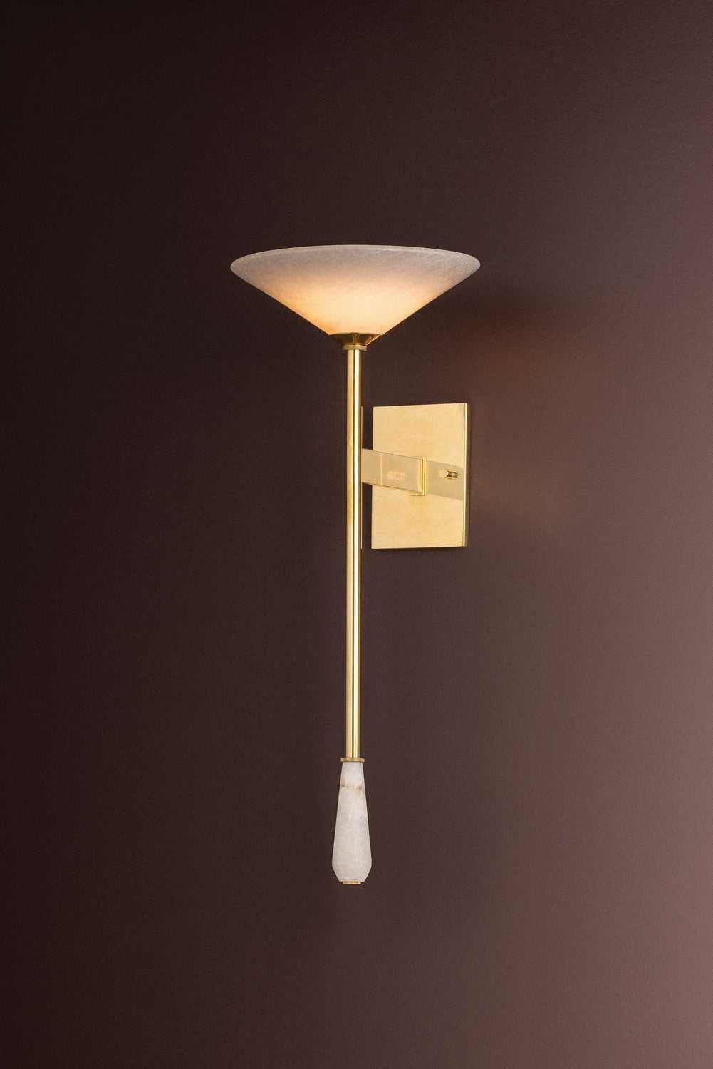 Lausanne LED Wall Sconce in Vintage Brass Corbett Lighting Canada