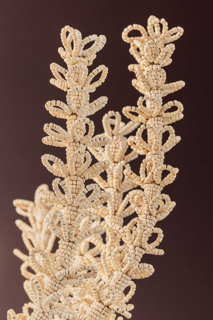 Pedrillo Eight Light Chandelier in Cream Plaster Corbett Lighting Canada
