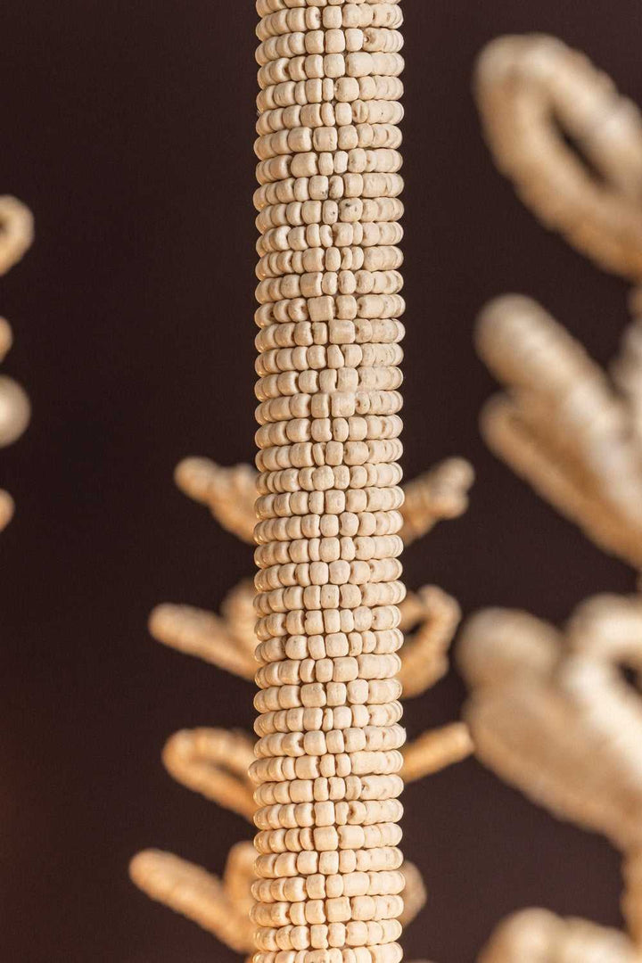 Pedrillo Eight Light Chandelier in Cream Plaster Corbett Lighting Canada