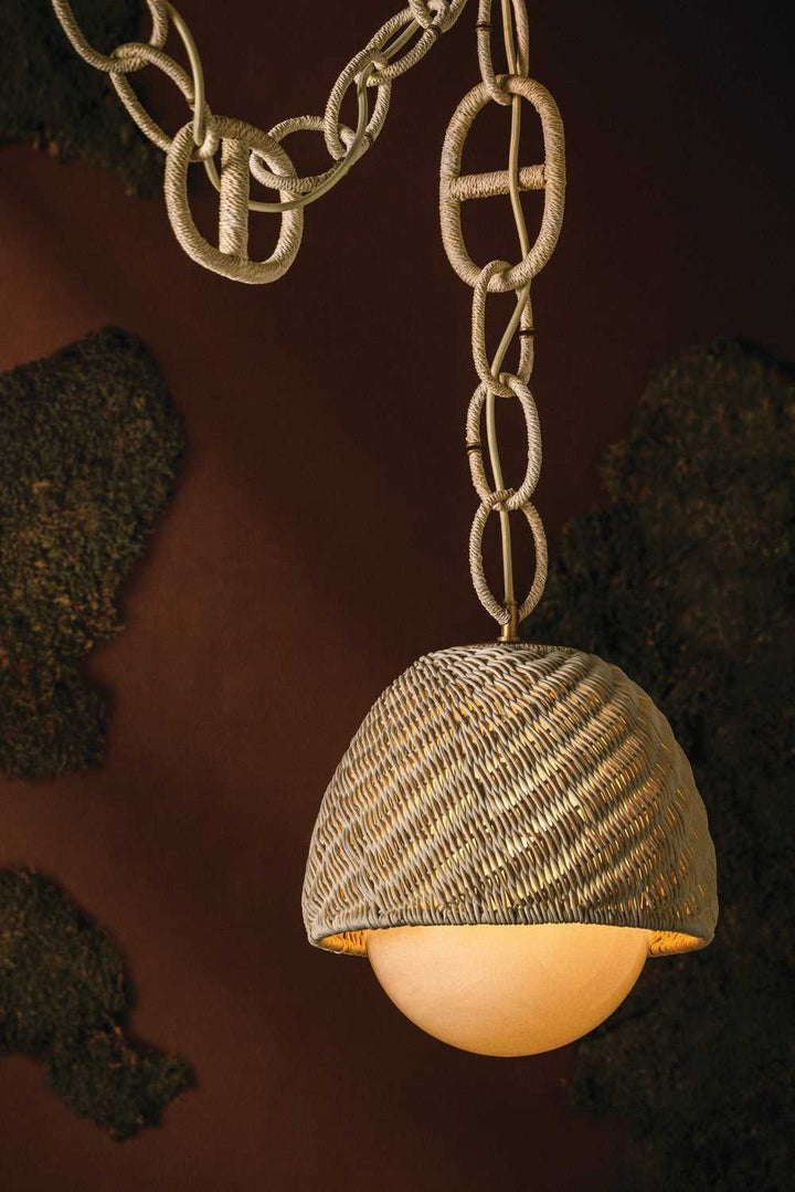 Piasu Two Light Linear in Champagne Leaf Corbett Lighting Canada
