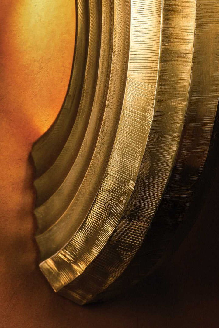 Enko Two Light Wall Sconce in Vintage Brass Corbett Lighting Canada