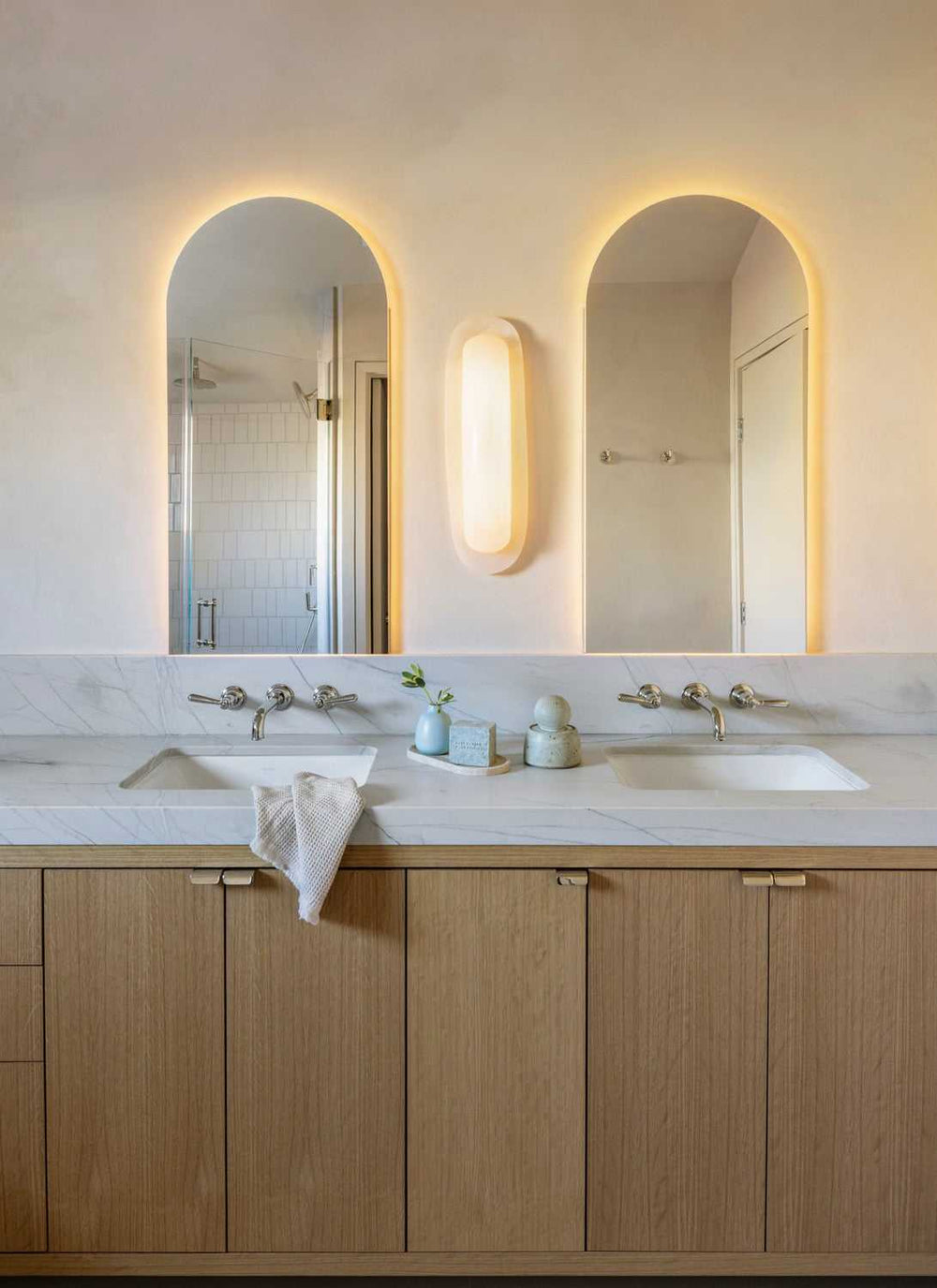 Kopan LED Wall Sconce in Vintage Brass Corbett Lighting Canada