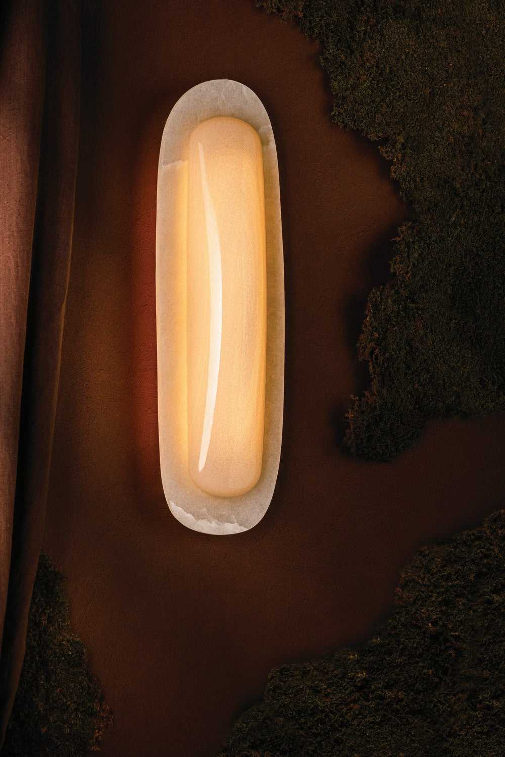 Kopan LED Wall Sconce in Vintage Brass Corbett Lighting Canada