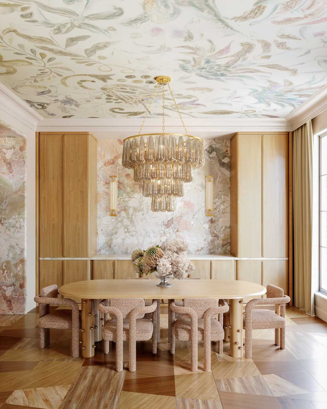 Milos 11 Light Chandelier in Vintage Gold Leaf Corbett Lighting Canada
