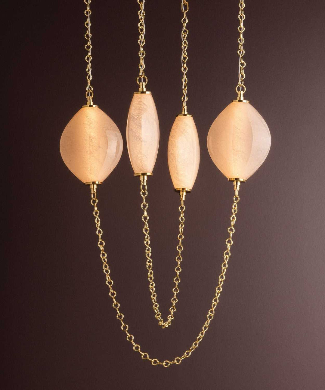 Positano LED Chandelier in Vintage Brass Corbett Lighting Canada