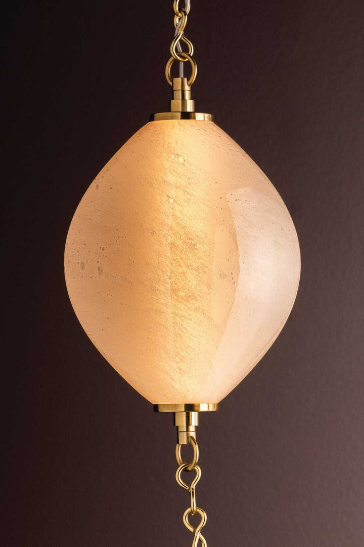 Positano LED Chandelier in Vintage Brass Corbett Lighting Canada