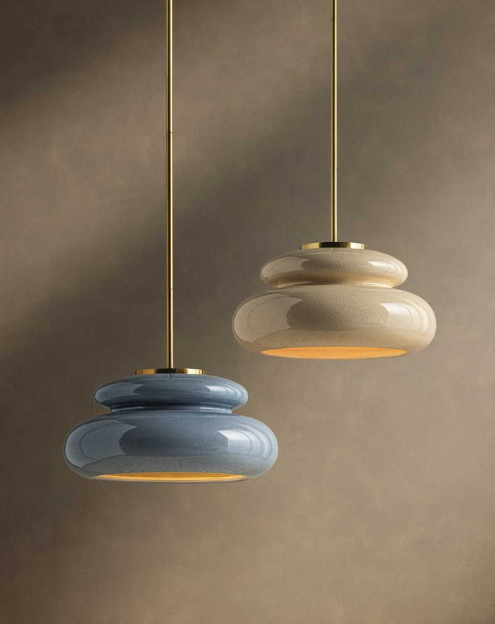 Pia One Light Pendant in Aged Brass Mitzi Canada