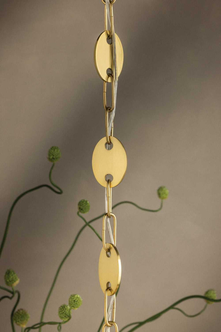 Nell One Light Pendant in Aged Brass Mitzi Canada
